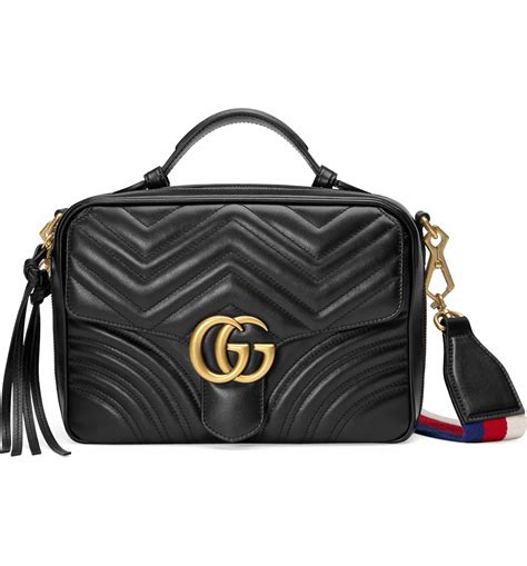 gucci marmont leather flats|Gucci Marmont camera bag small.